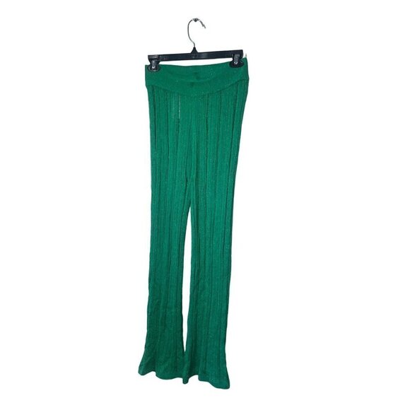 Cult Gaia Savannah Knit Pants in Vine Medium New Womens Knit Trousers - Picture 7 of 16